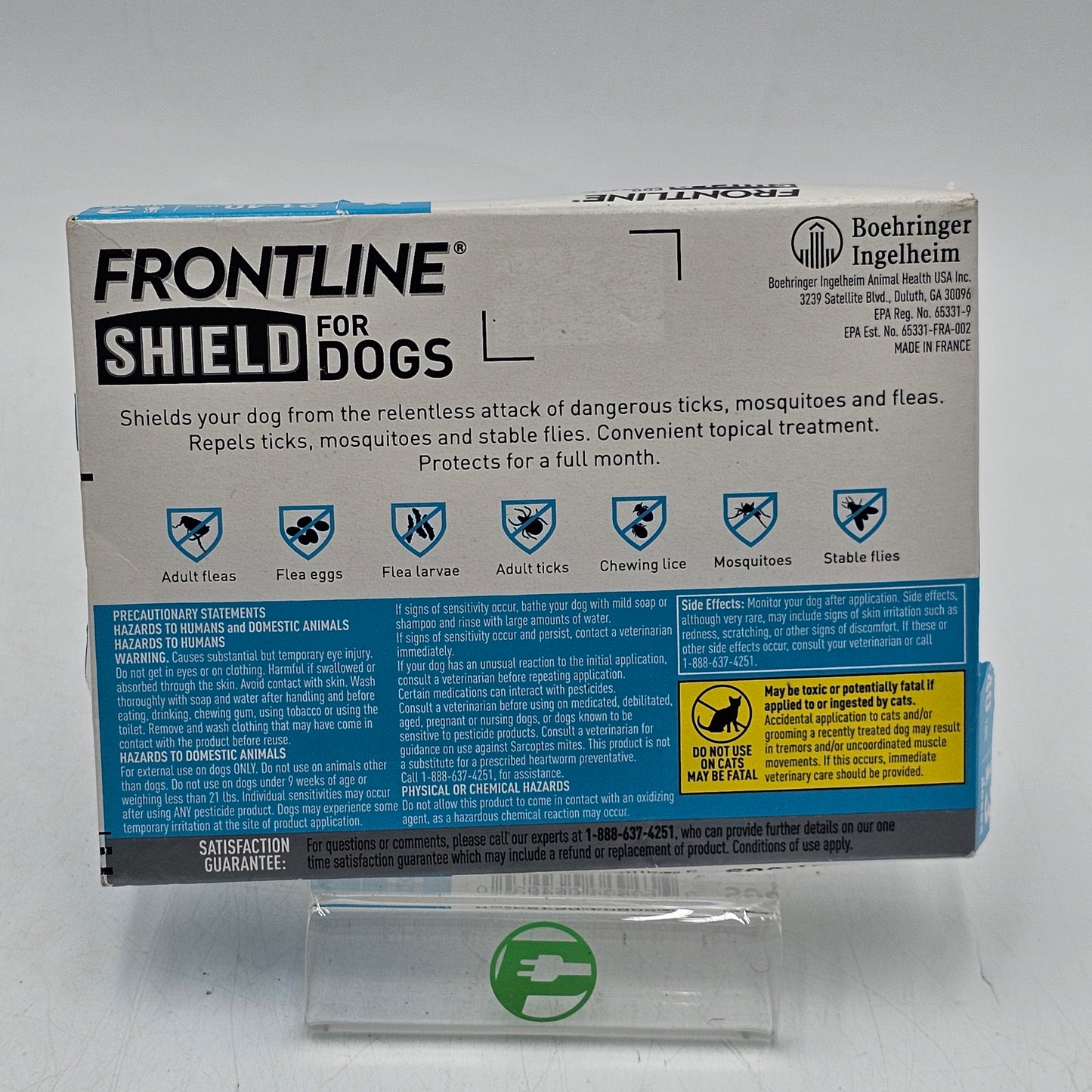 New Frontline Shield for Dogs 21-40LBS Flea & Tick Treatment