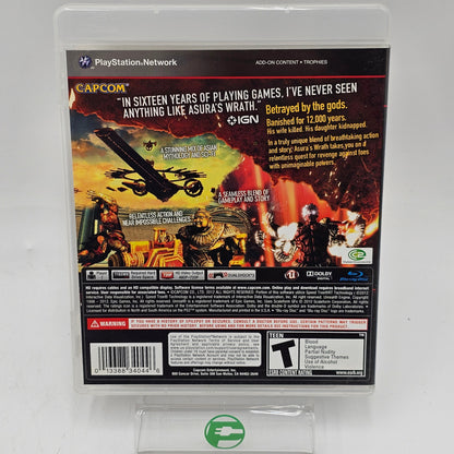Asura's Wrath (Sony PlayStation 3 PS3, 2012)