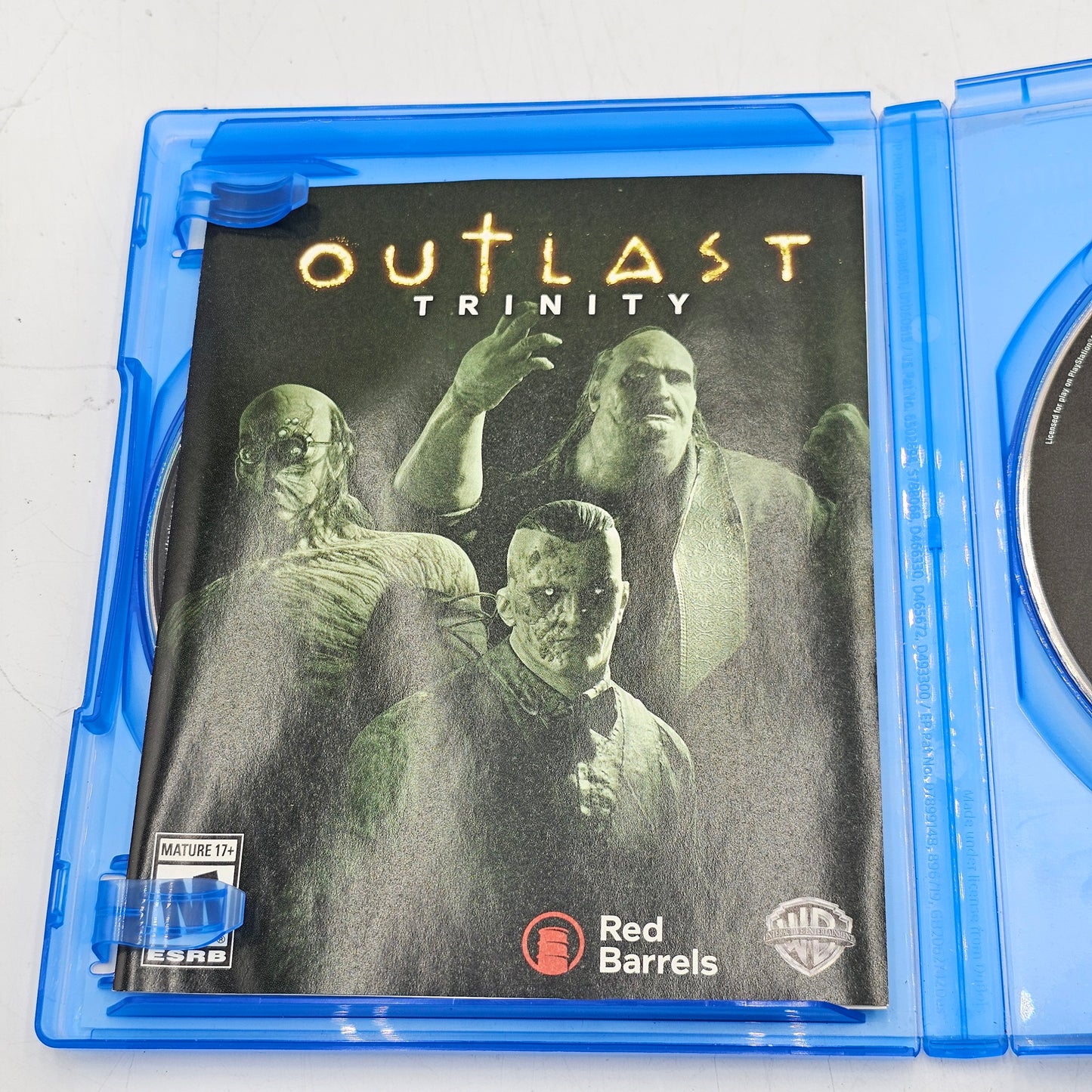 Outlast Trinity (Sony PlayStation 4 PS4, 2017)