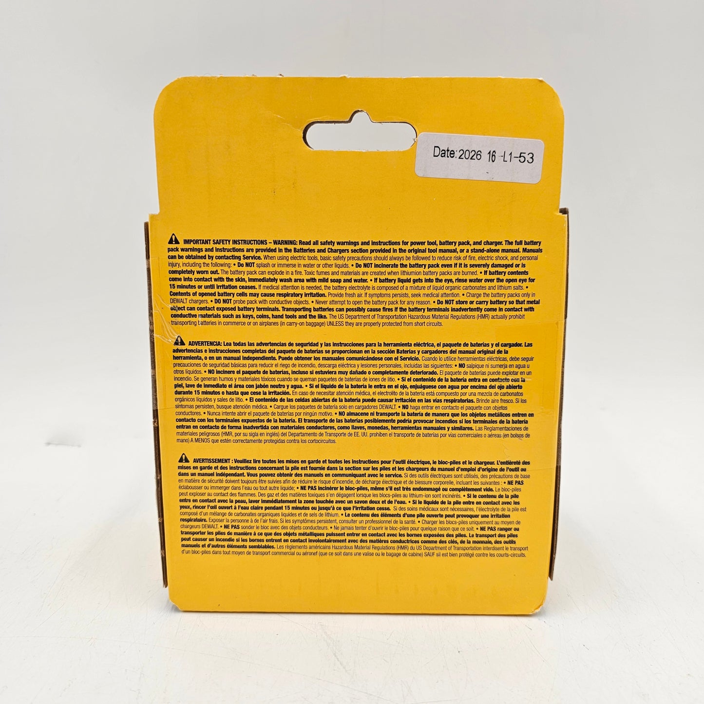 DeWalt DCB205-2 20V MAX Lithium-Ion Battery Pack 2 Pack