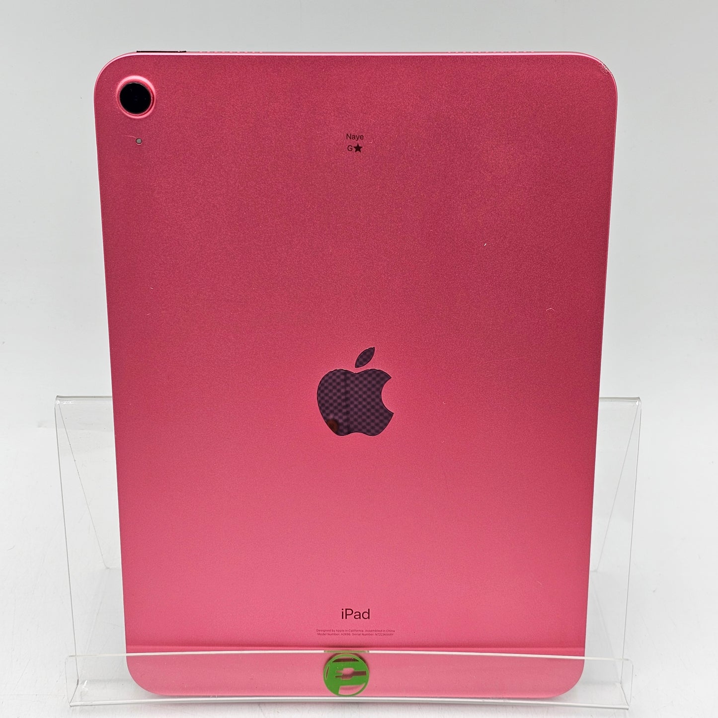 WiFi Only Apple iPad 10th Gen 64GB Pink PPQ33LL/A