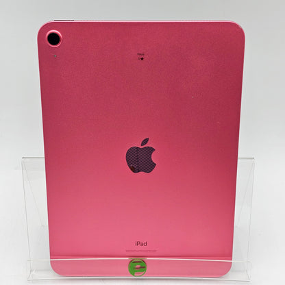 WiFi Only Apple iPad 10th Gen 64GB Pink PPQ33LL/A