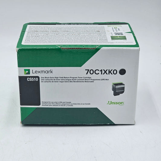 New Lexmark One Black Extra High Yield Toner Cartridge 70C1XK0 Black