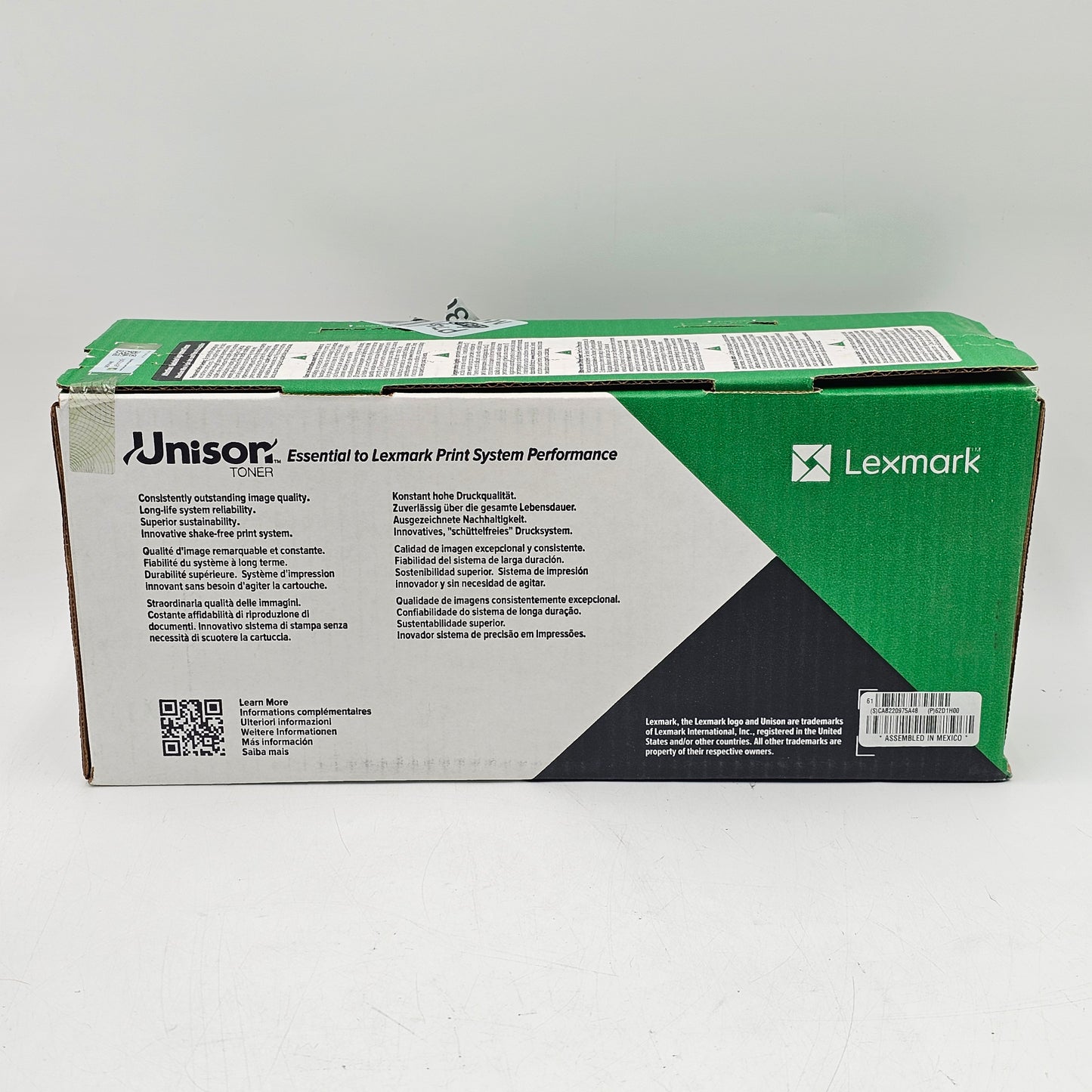 New Lexmark 62D100H00 Black Toner Cartridge
