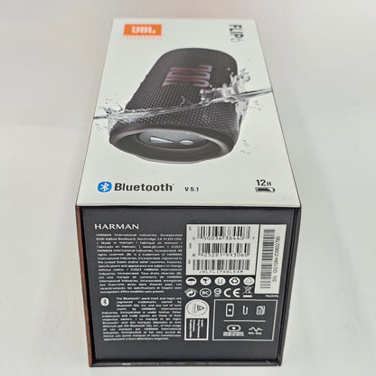JBL Flip 6 Portable Wireless Bluetooth Speaker Black JBLFLIP6BLKAM