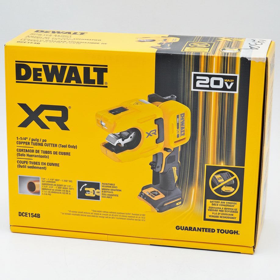 New DeWalt DCE154B 20V MAX Copper Tubing Cutter