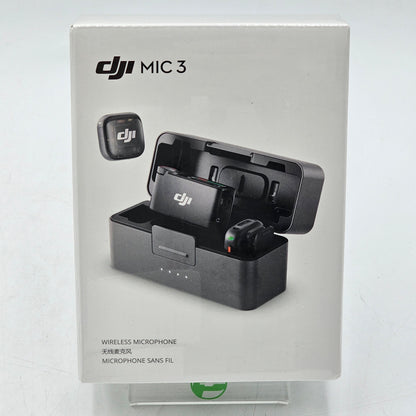 New DJI MIC 3  (2 TX + 1 RX + Charging Case)