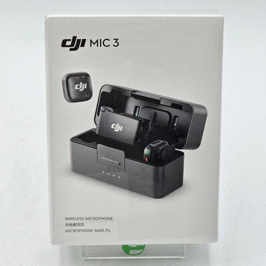 New DJI MIC 3  (2 TX + 1 RX + Charging Case)