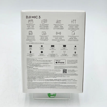 New DJI MIC 3  (2 TX + 1 RX + Charging Case)