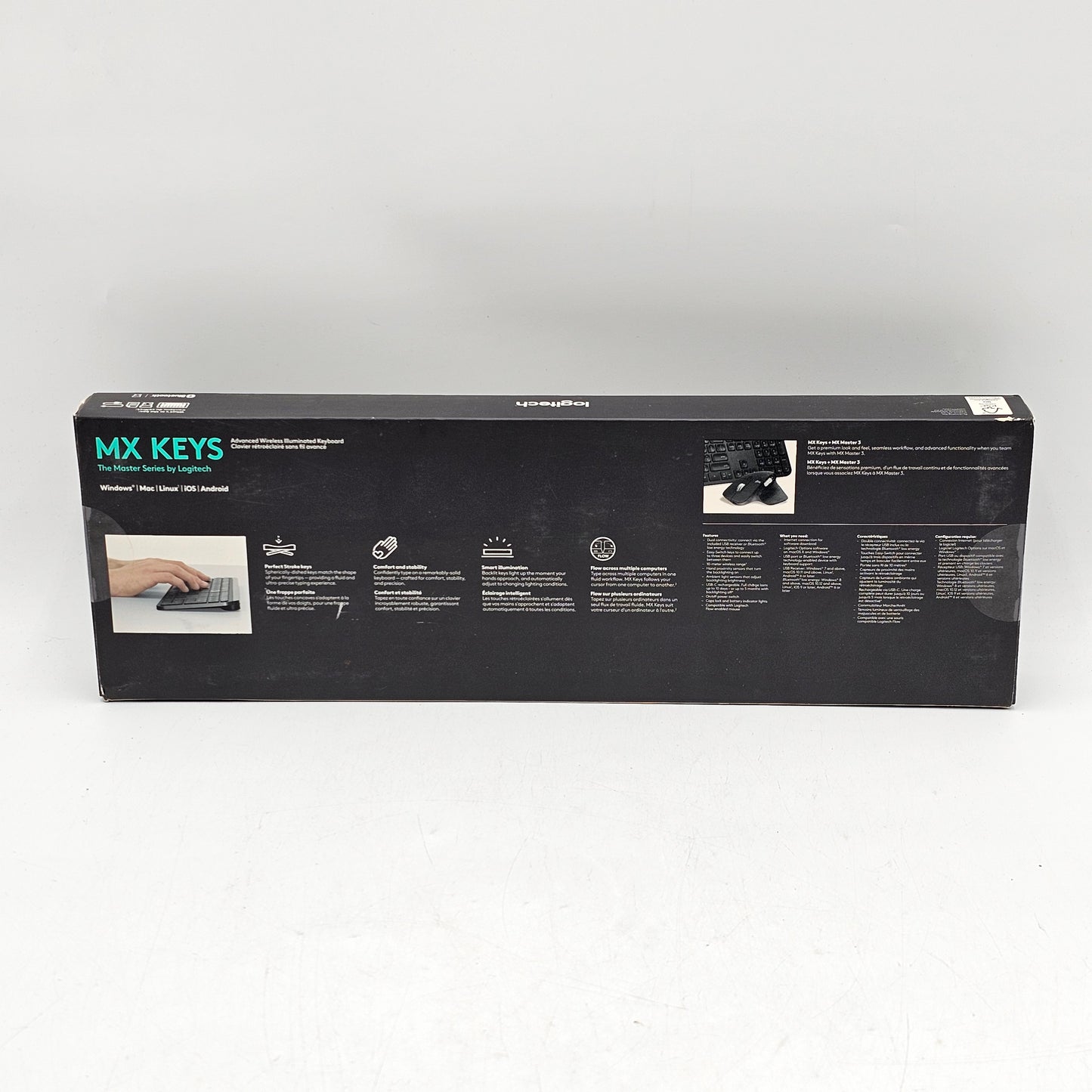 New Logitech MX Keys S 920-009295 Wireless Keyboard Black