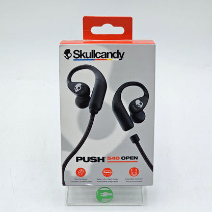 New Skullcandy Push 540 Open Open-Ear Bluetooth Headphones Black S4PFW-T740