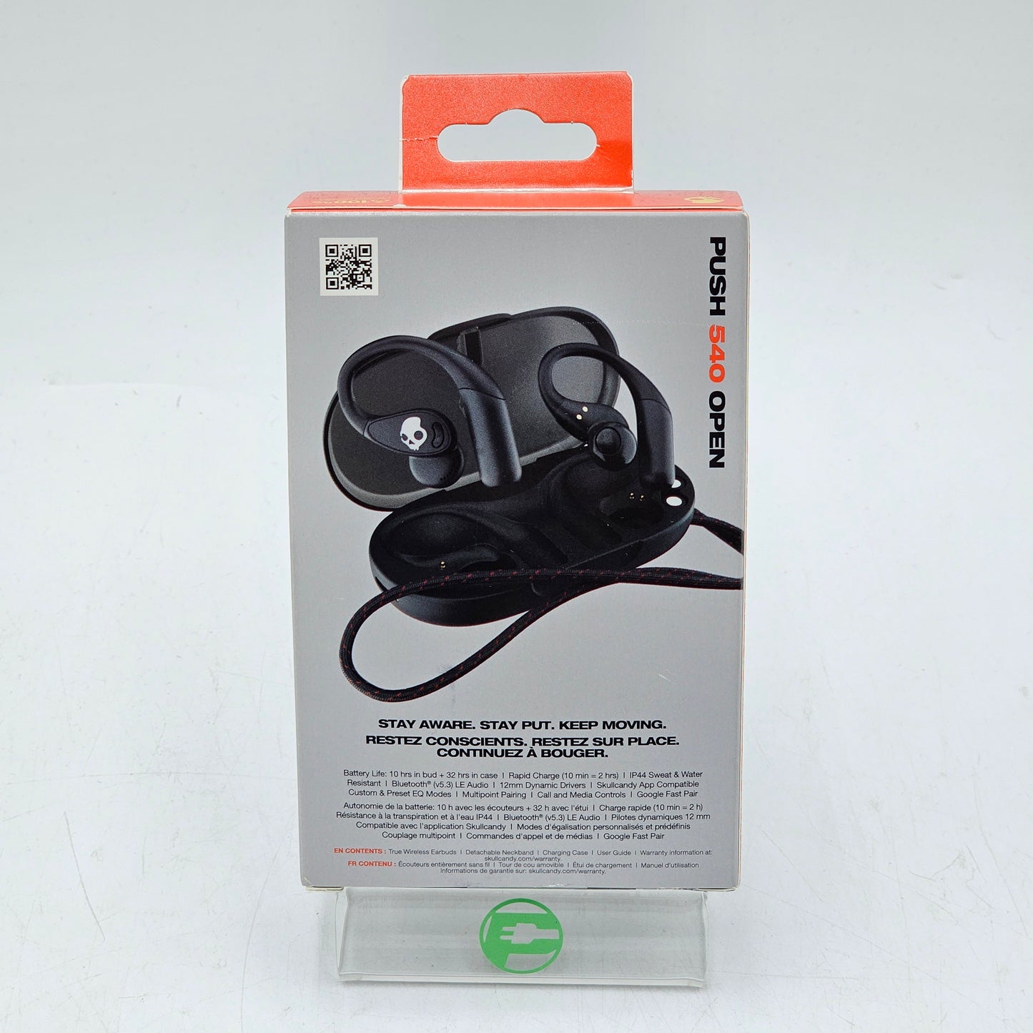 New Skullcandy Push 540 Open Open-Ear Bluetooth Headphones Black S4PFW-T740