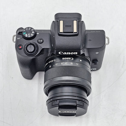 Canon EOS M50 24.1MP Mirrorless Camera with 15-45mm Camera Lens