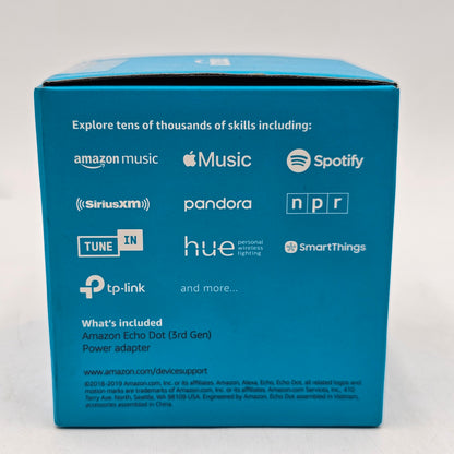 New Amazon Echo Dot 3rd Gen Black