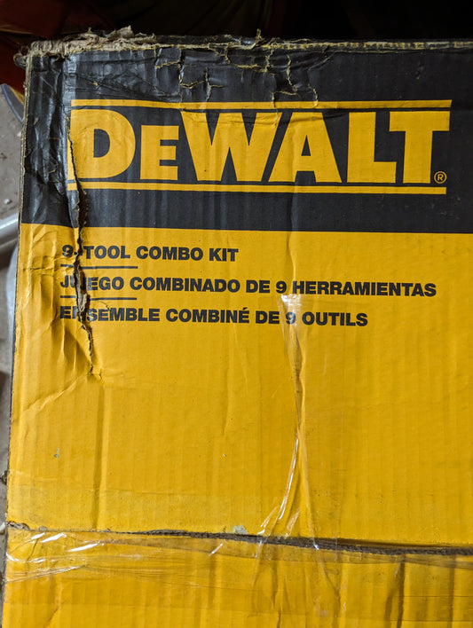New DeWalt 9 Tool Combo Kit Cordless Power Tool Set DCK040D2